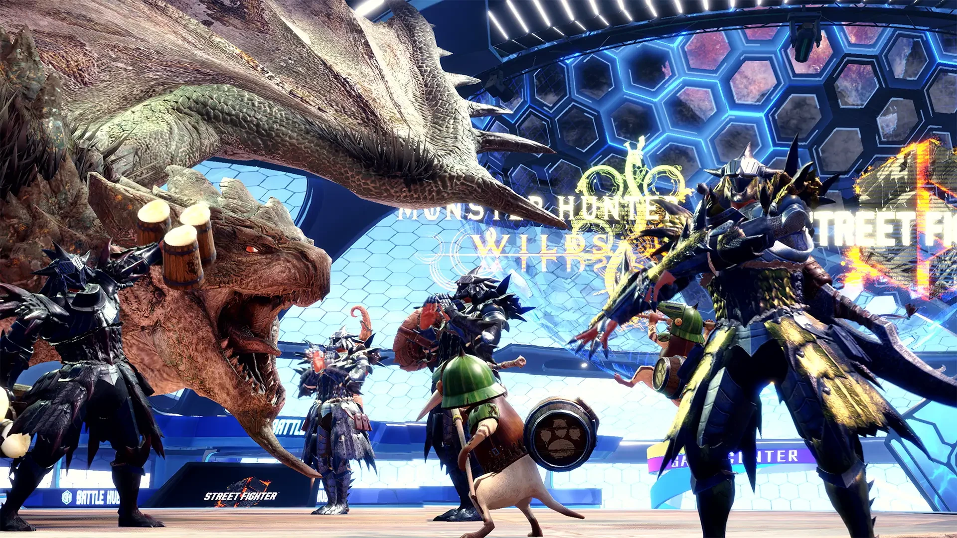 Street Fighter 6 x Monster Hunter 15
