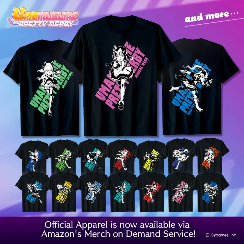 Umamusume official t shirts