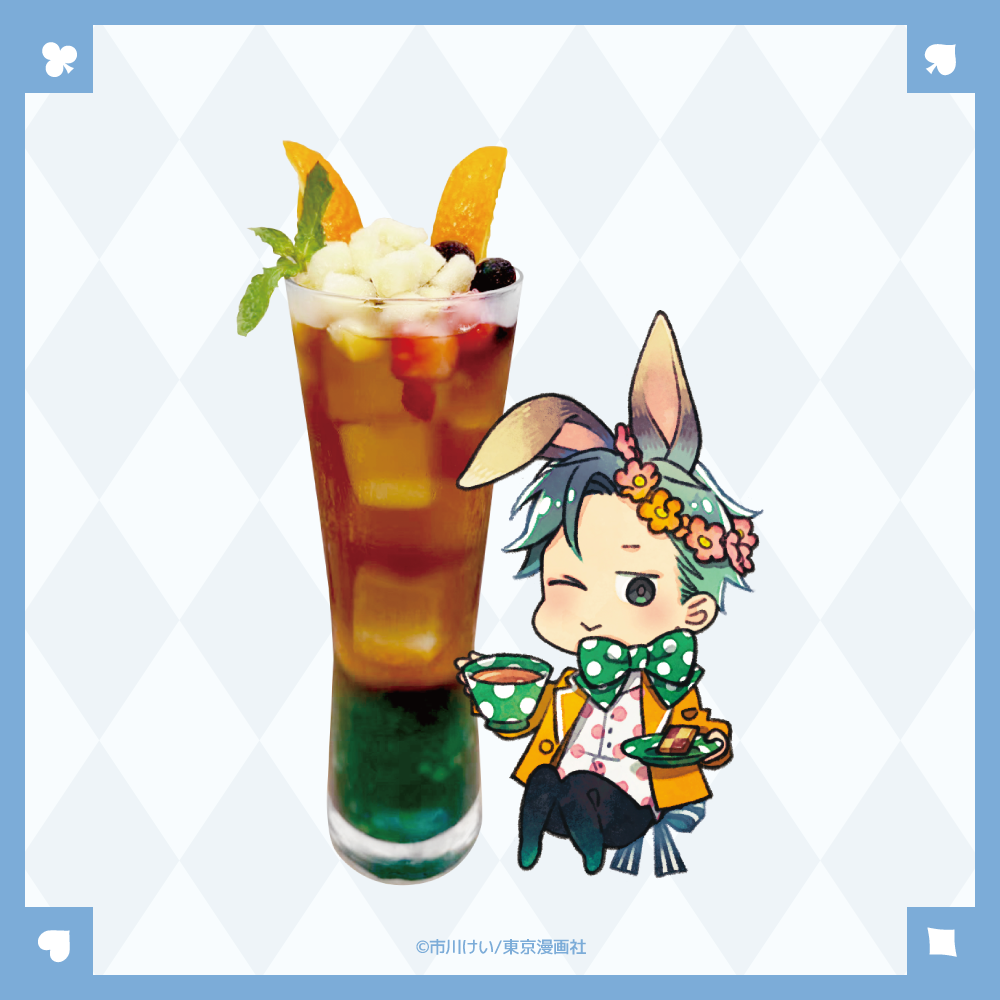 Wonderland themed Blue Sky Complex collab cafe 13