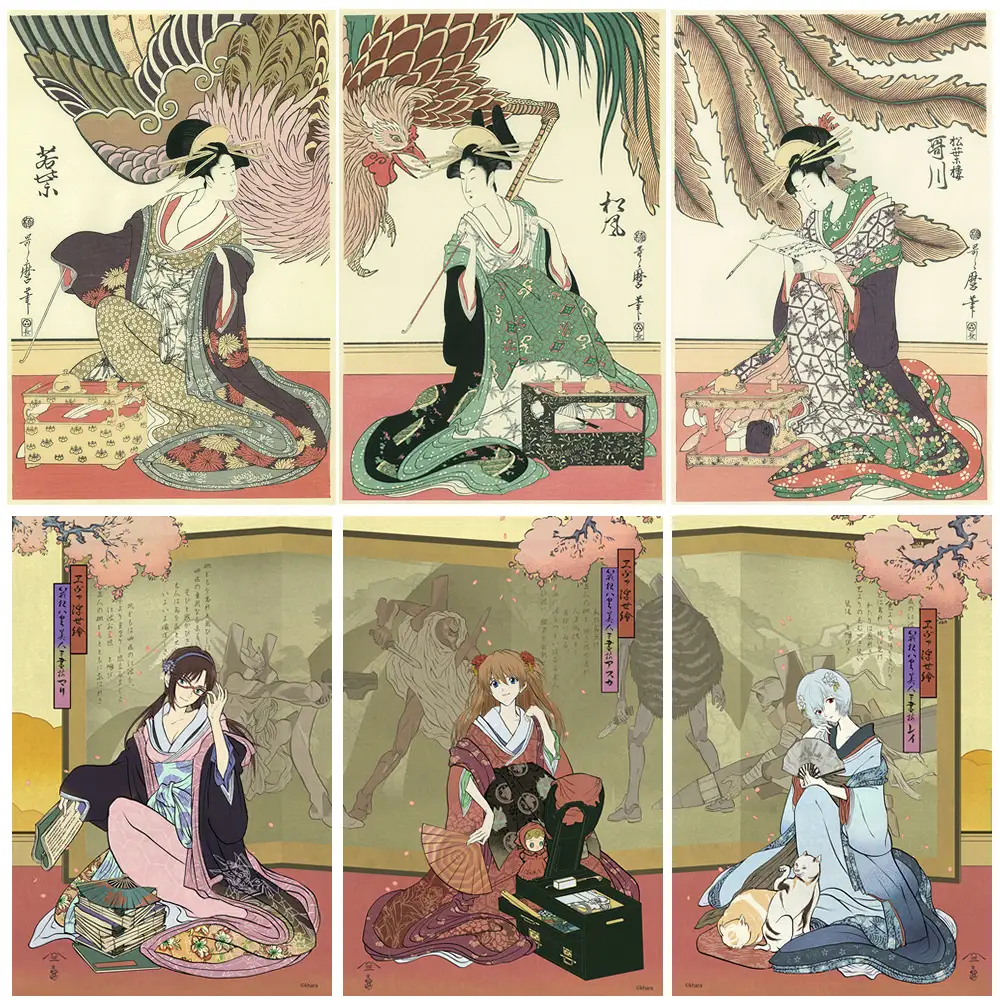 evangelion Eva Ukiyo e 1