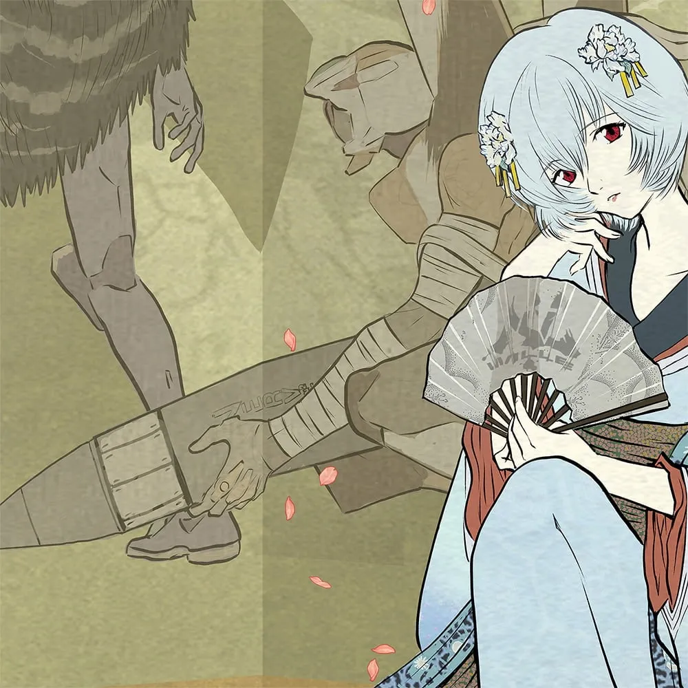 evangelion Eva Ukiyo e 11