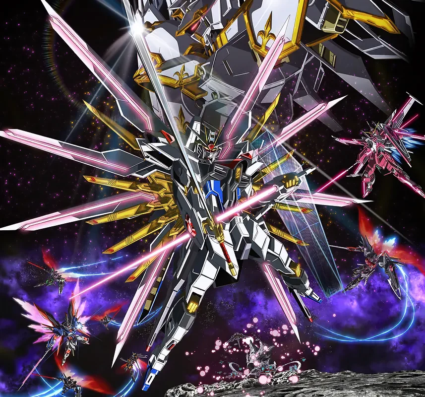 gundam seed freedom poster key art