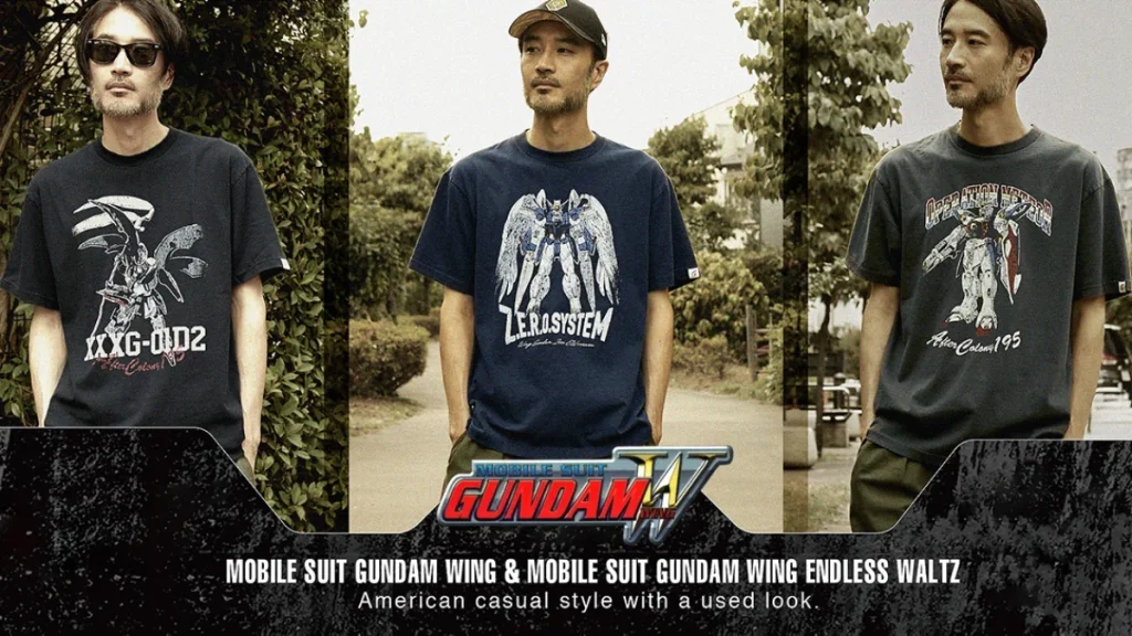 gundam wing vintage shirts 0