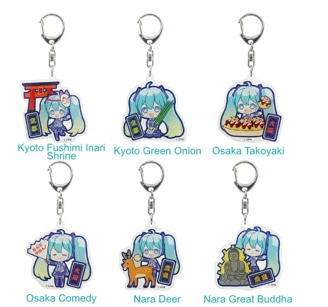 hatsune miku local keychains west japan 3