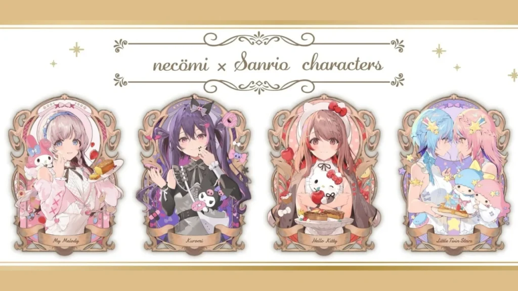 necömi x Sanrio merch