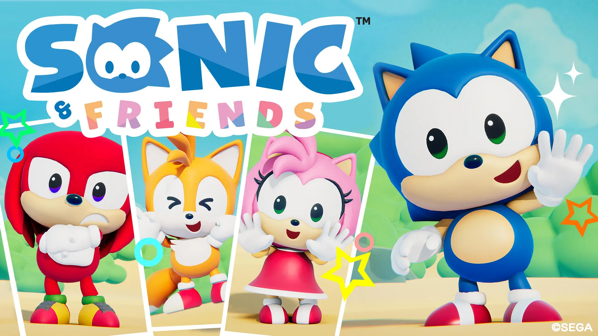 sonic and friends key art