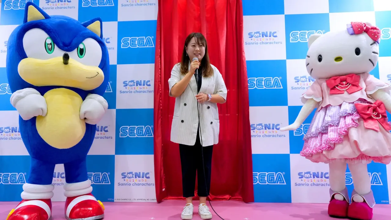 sonic and friends sanrio collab tokyo toy show 2