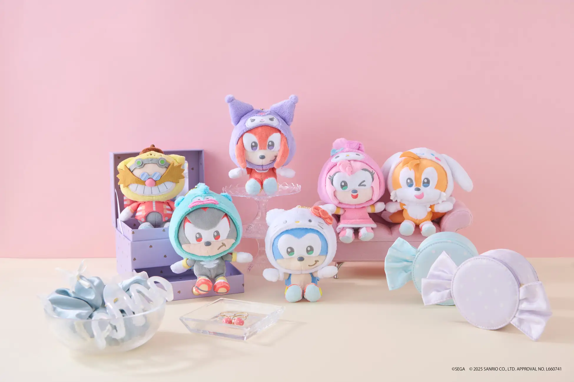 sonic and friends sanrio plush 2