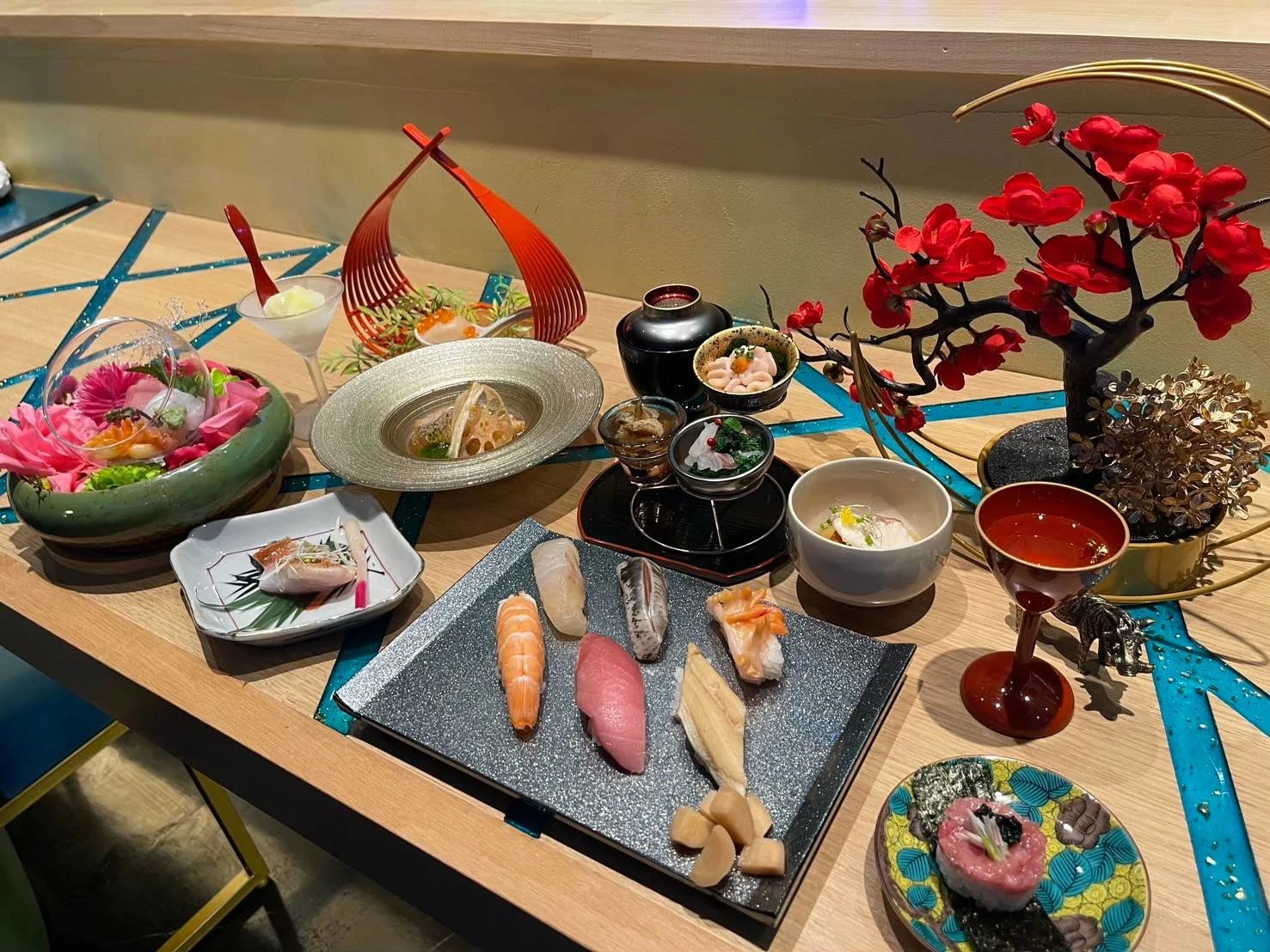 Indulge in a SHIN NIPPON Nigiri Sushi Set & Sushi Making Experience