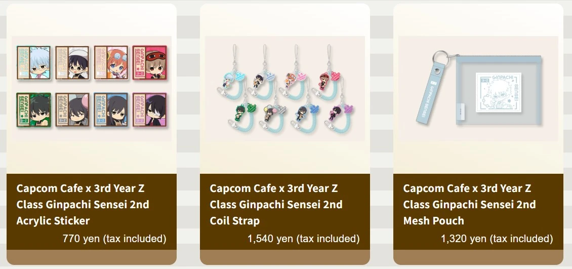 Capcom Cafe x 3rd Year Z Class Ginpachi Sensei 2