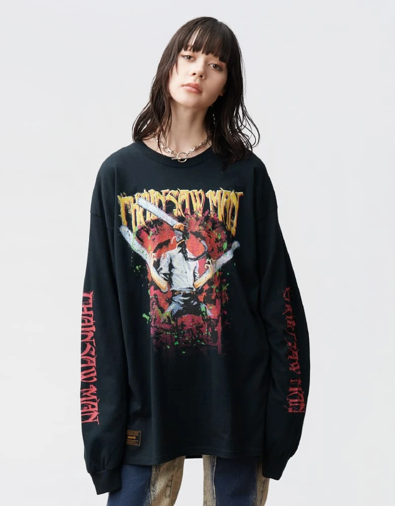 トップス glamb ChainsawMan Bomb Devil Long Sleeve 予約商品】glamb (グラム)×チェンソーマン Bomb Devil Long