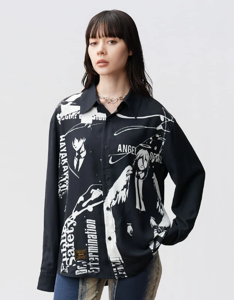 トップス glamb ChainsawMan Bomb Devil Long Sleeve 予約商品】glamb (グラム)×チェンソーマン Bomb Devil Long