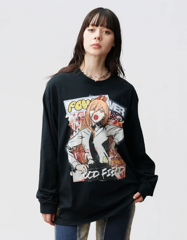 トップス glamb ChainsawMan Bomb Devil Long Sleeve 予約商品】glamb (グラム)×チェンソーマン Bomb Devil Long