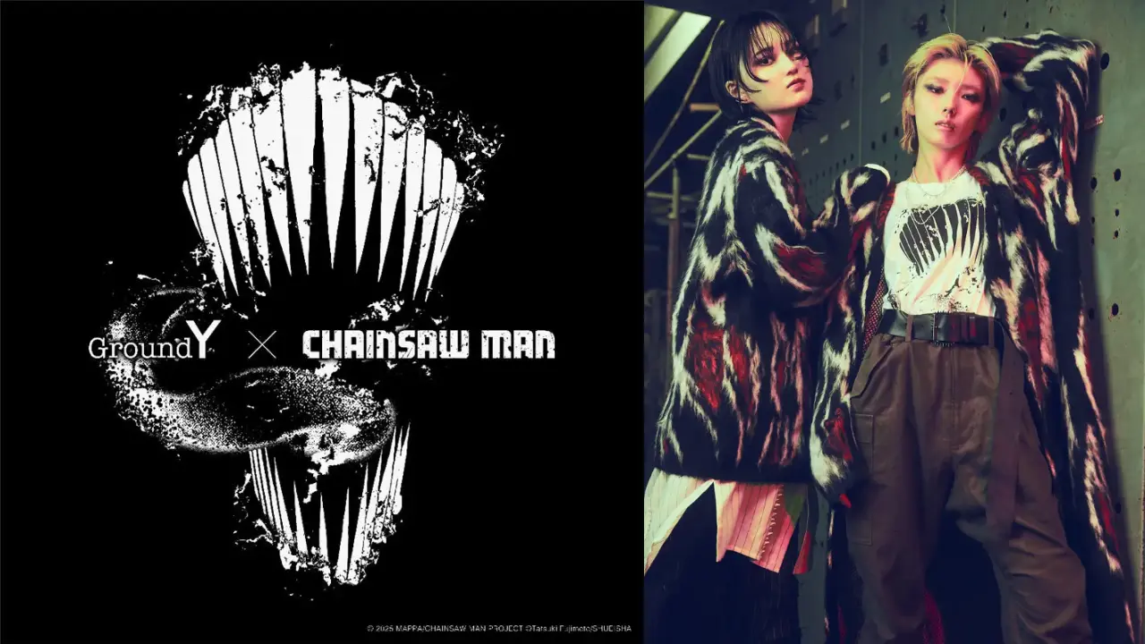 Yohji Yamamoto's Ground Y launches a new Chainsaw Man: Reze