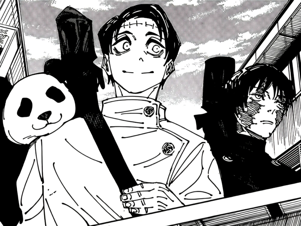 JUJUTSU KAISEN YUTA AND MAKI FINAL SCENE MANGA