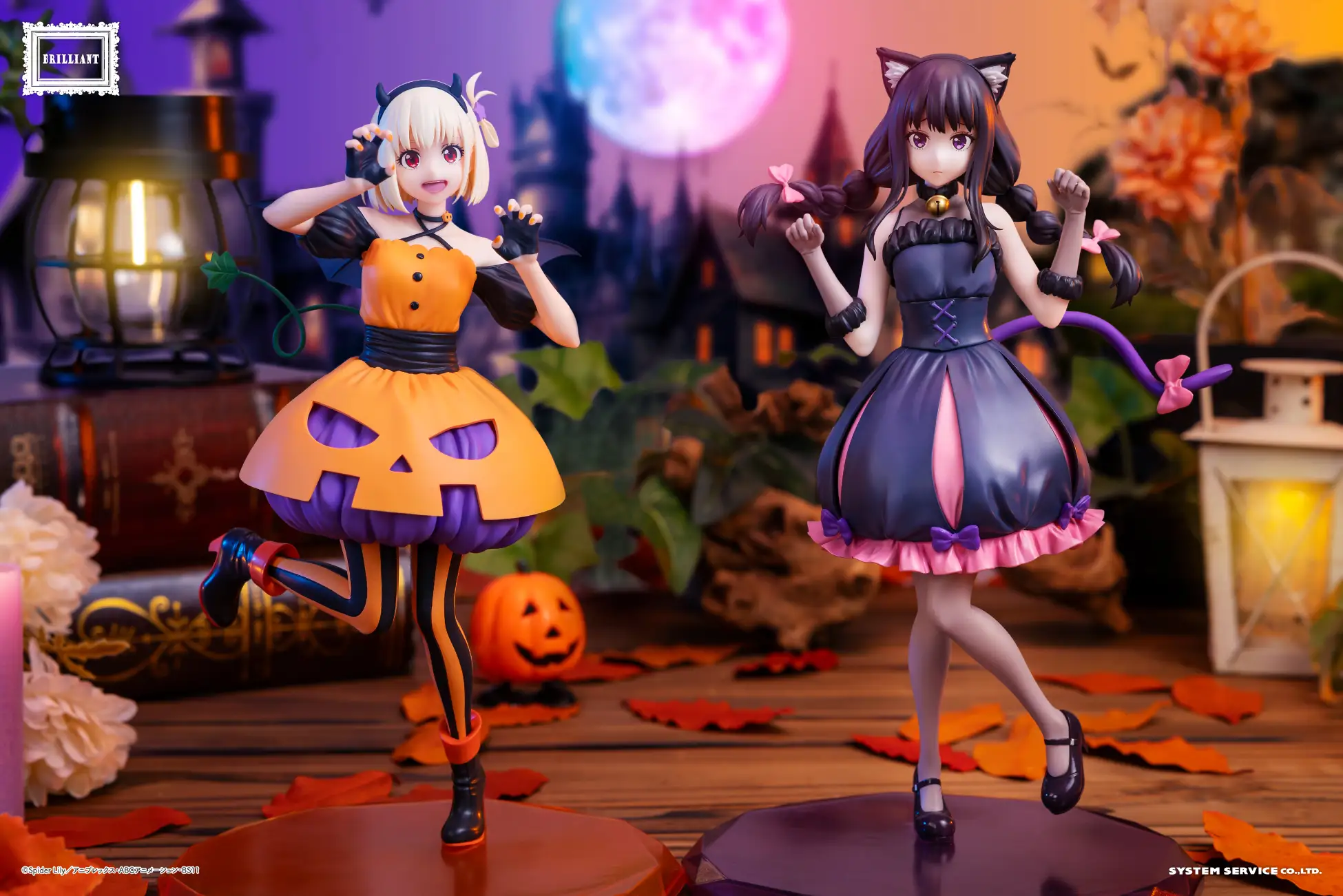 Two new Halloween-themed Lycoris Recoil figures are set for release