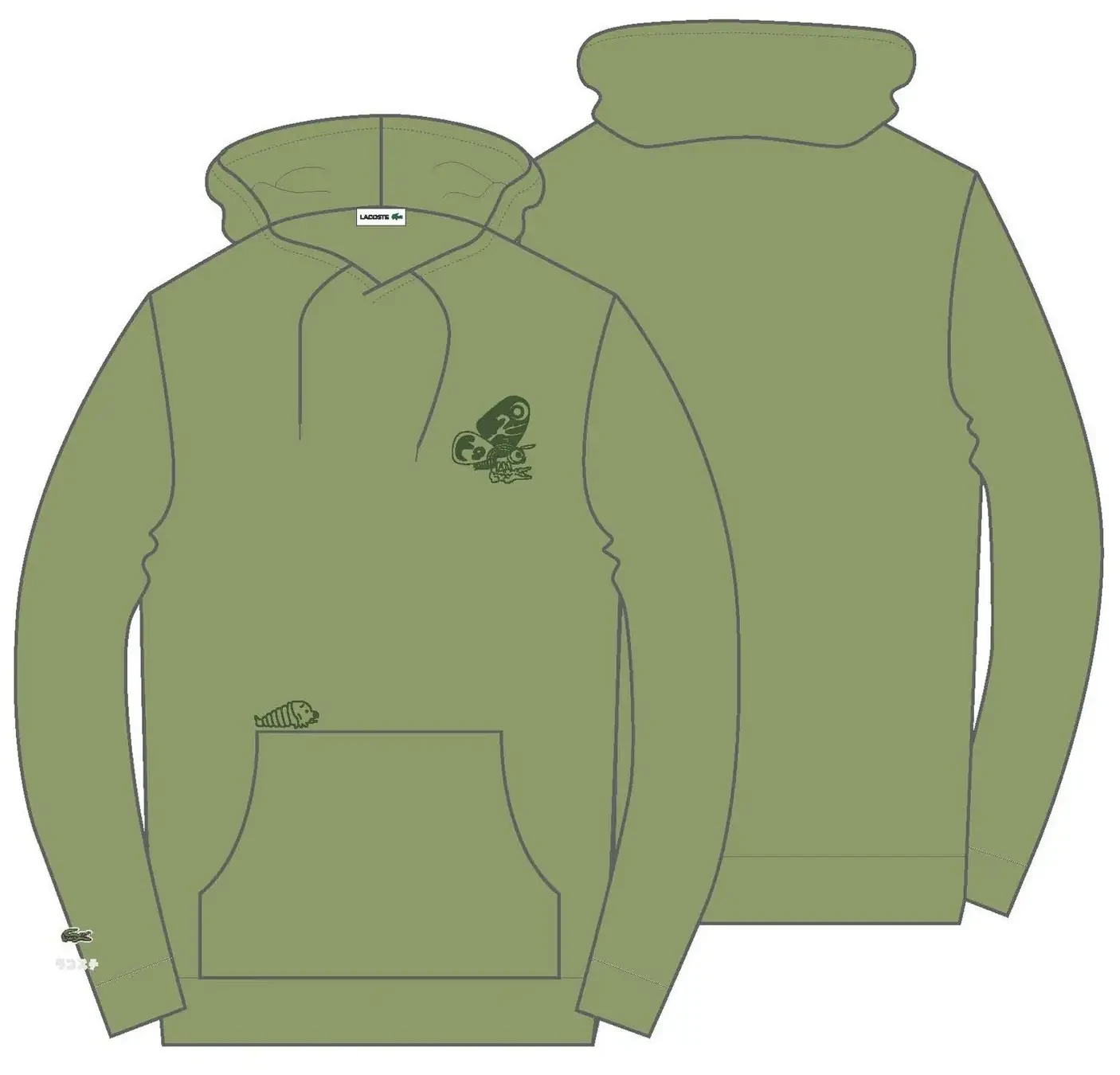 【新品・未使用】Lacoste × Godzilla Gojira Hoodie FIRST LOOK AT THE LACOSTE X GODZILLA COLLAB COMING TO JAPAN