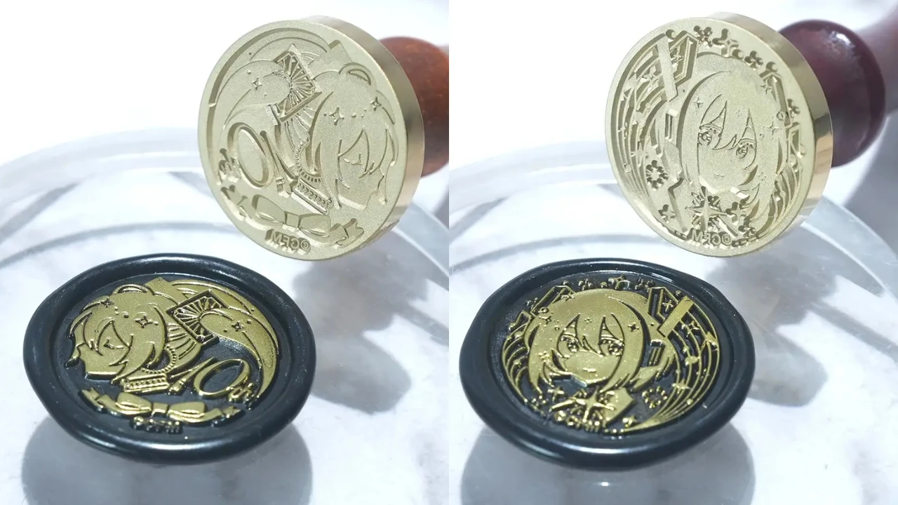 Hatsune Miku wax stamps