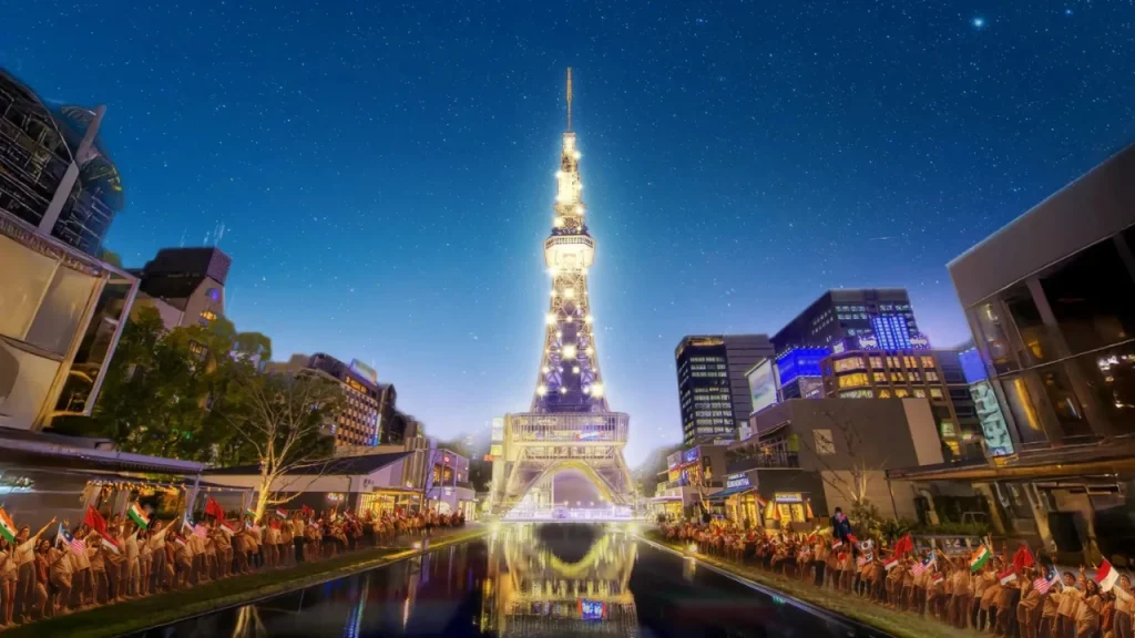 MIRAI TOWER illuminations