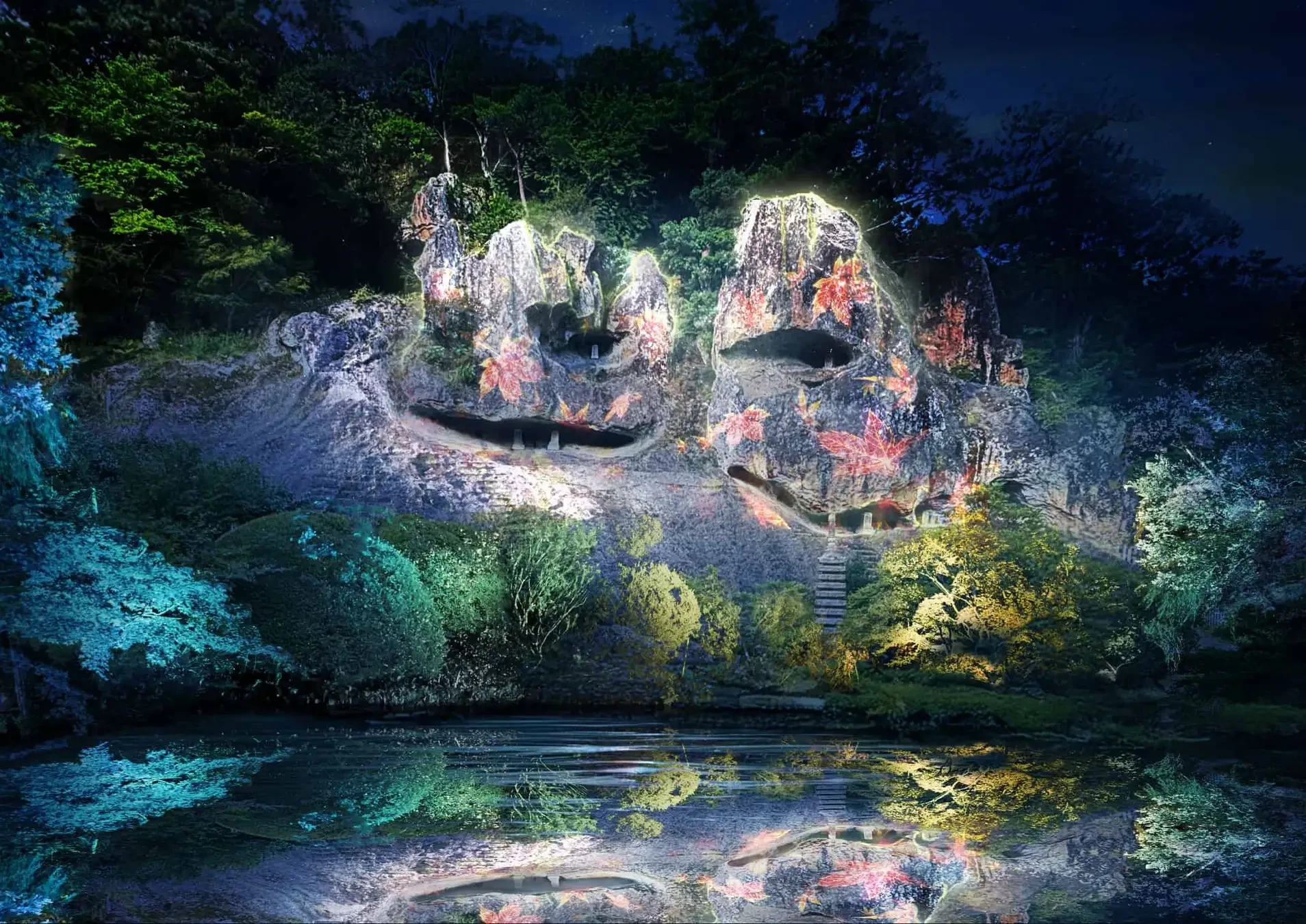 NAKED Night Walk Ishikawa Natadera Temple 3