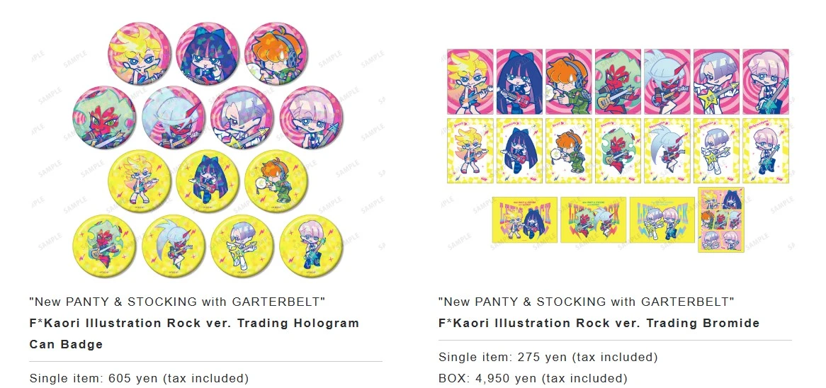New PANTY & STOCKING with GARTERBELT pop up shop opens in