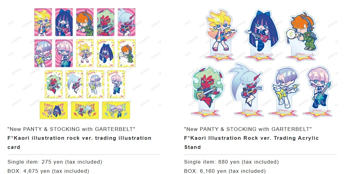 New PANTY & STOCKING　コラボコースター New PANTY & STOCKING コラボコースター New PANTY & STOCKING