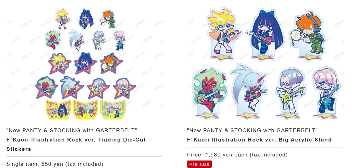 New PANTY & STOCKING　コラボコースター New PANTY & STOCKING コラボコースター New PANTY & STOCKING