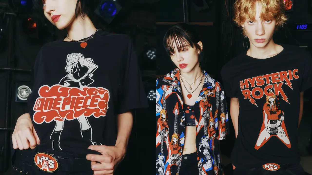 ONE PIECE×HYSTERIC GLAMOUR / ニコロビン Tee Nami, Boa and Robin are the stars of a new rock inspired One