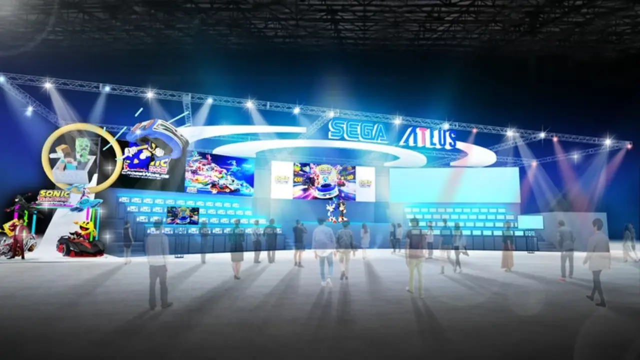 SEGA ATLUS BOOTH