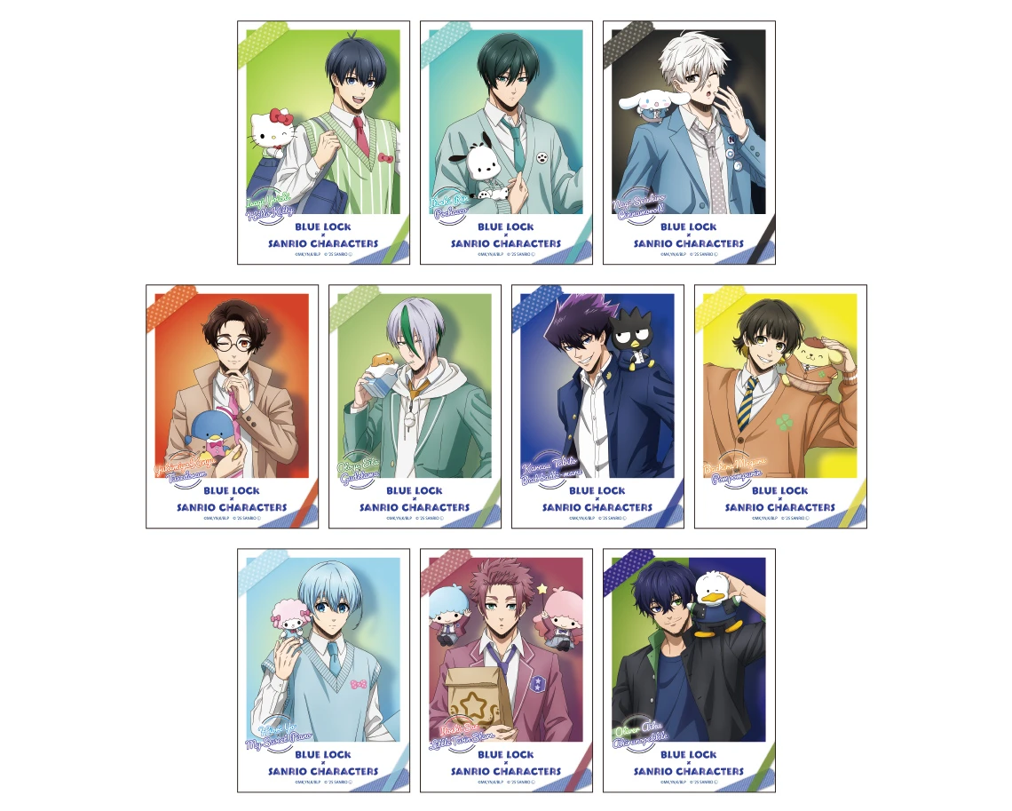 School themed blue lock x sanrio merch 1