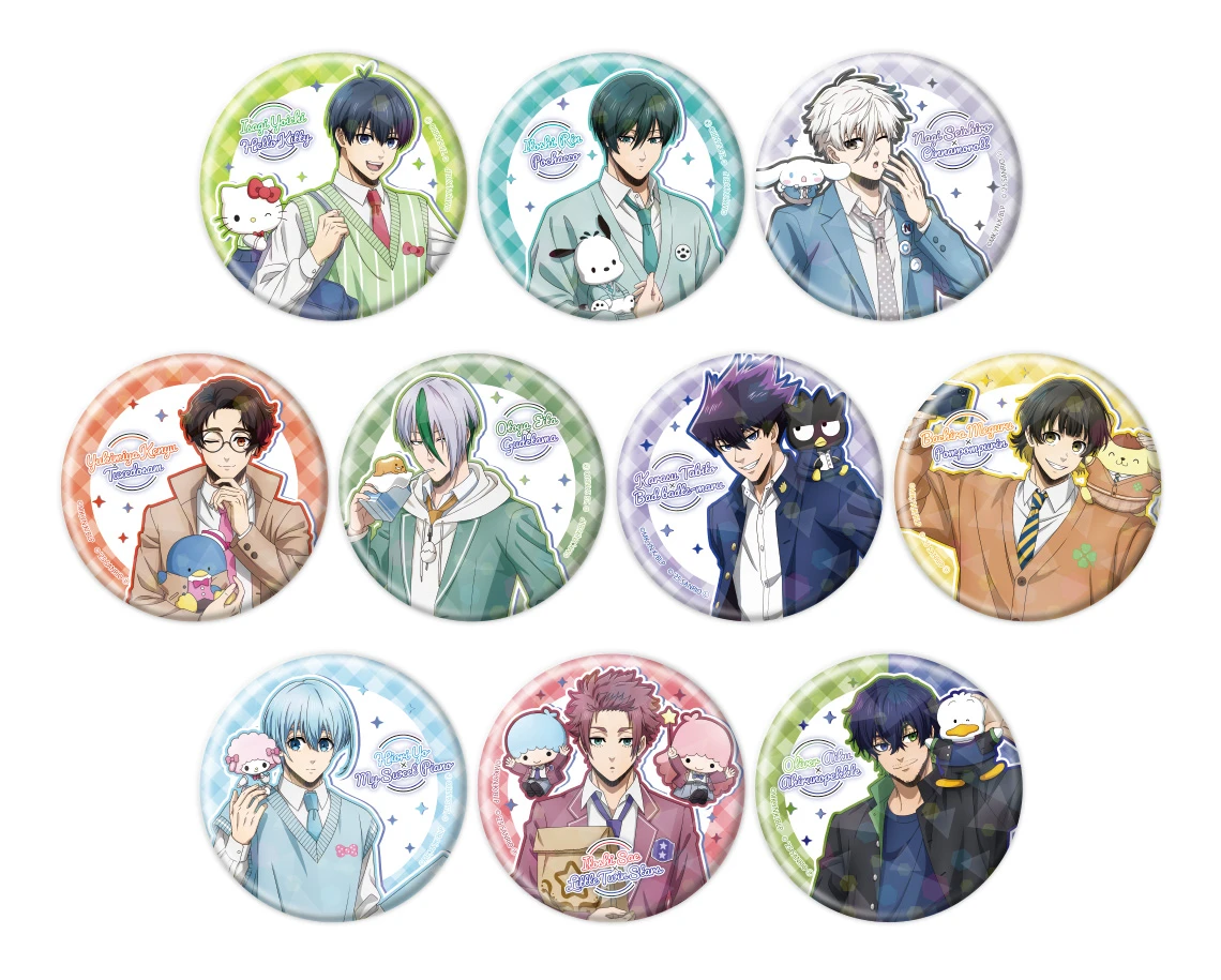 School themed blue lock x sanrio merch 12