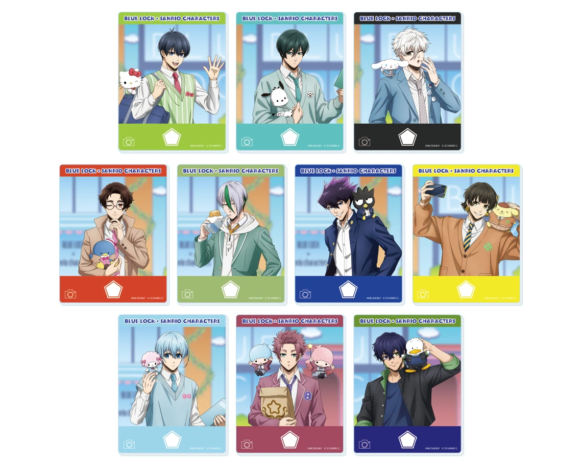 School themed blue lock x sanrio merch 2