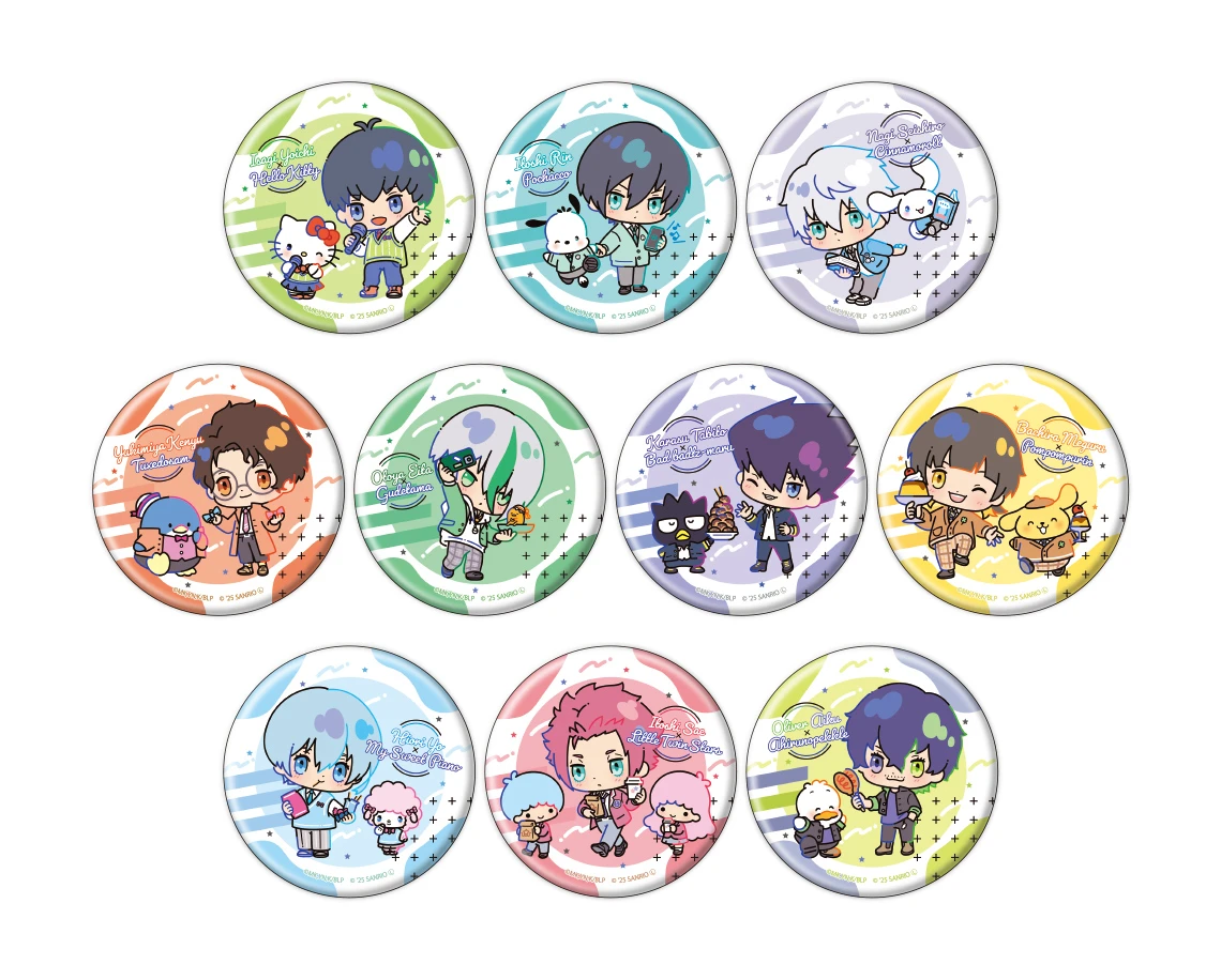 School themed blue lock x sanrio merch 8