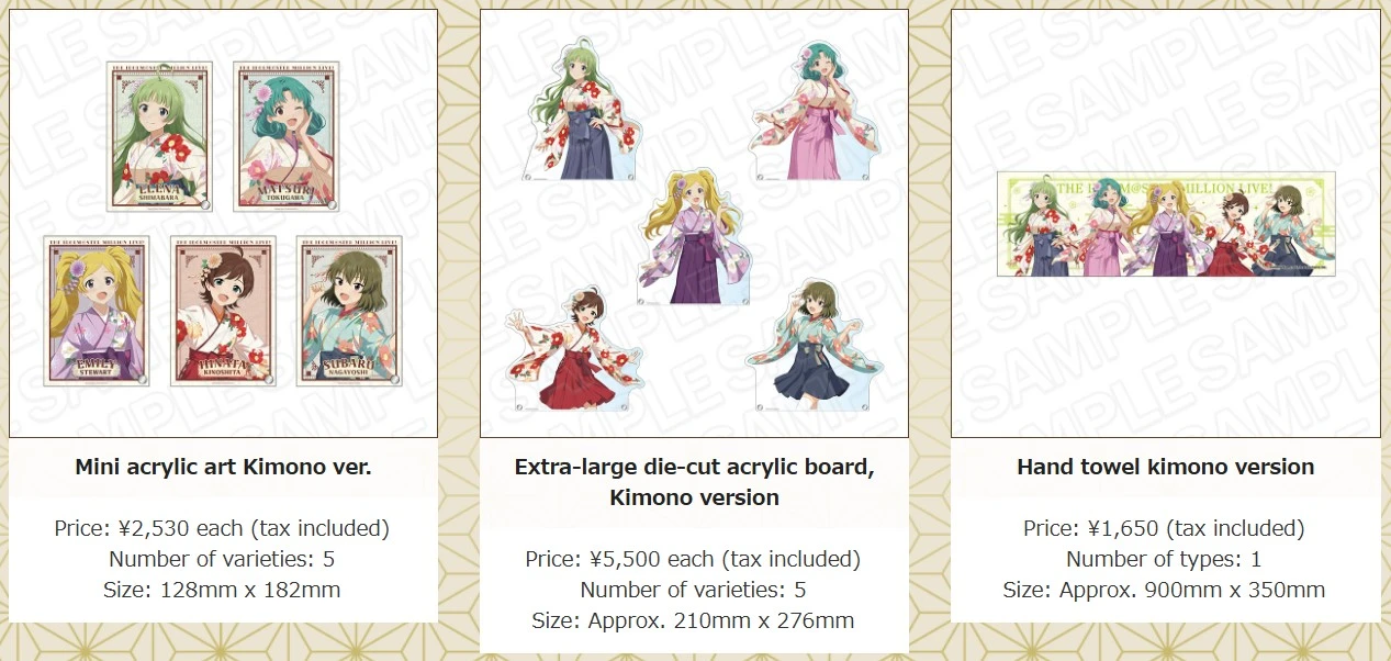 THE IDOLM@STER Million Live pop up shop 3