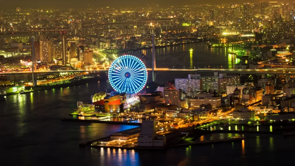 Tempozan Harbor Village osaka ferris wheel 2
