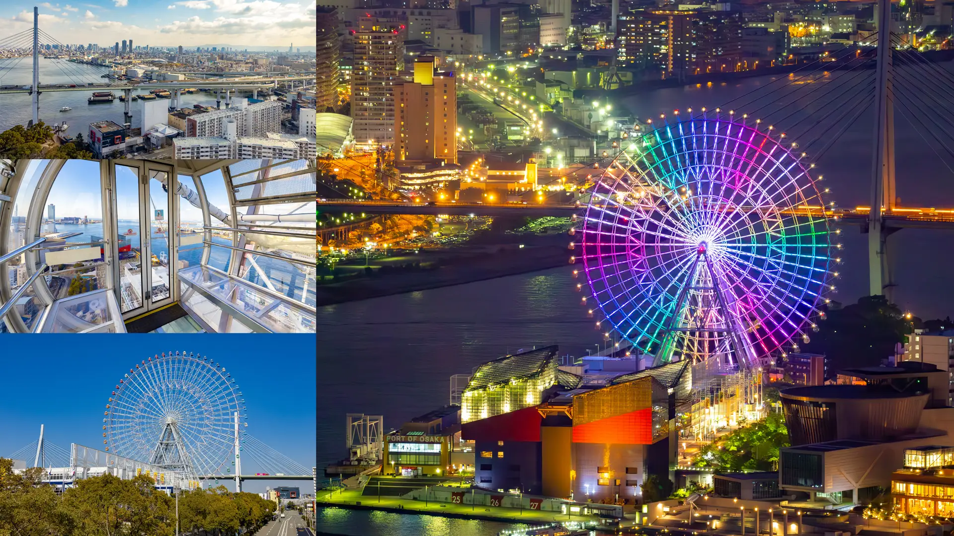 Tempozan Harbor Village osaka ferris wheel