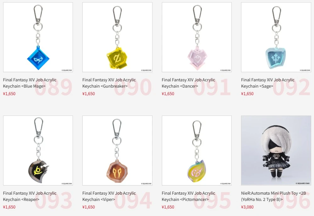 Tokyo Game Show 2025 Square Enix merch 18