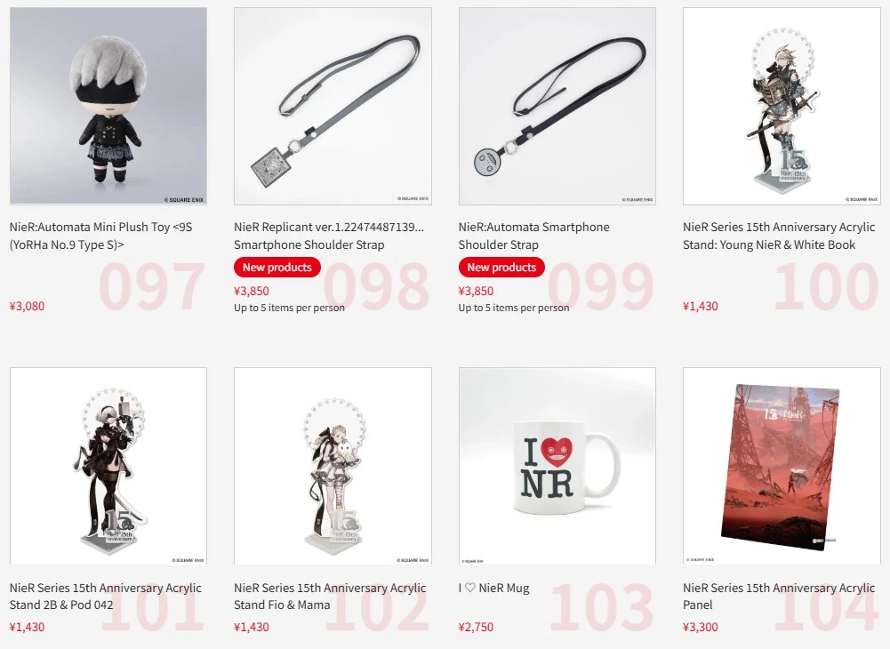 Tokyo Game Show 2025 Square Enix merch 19