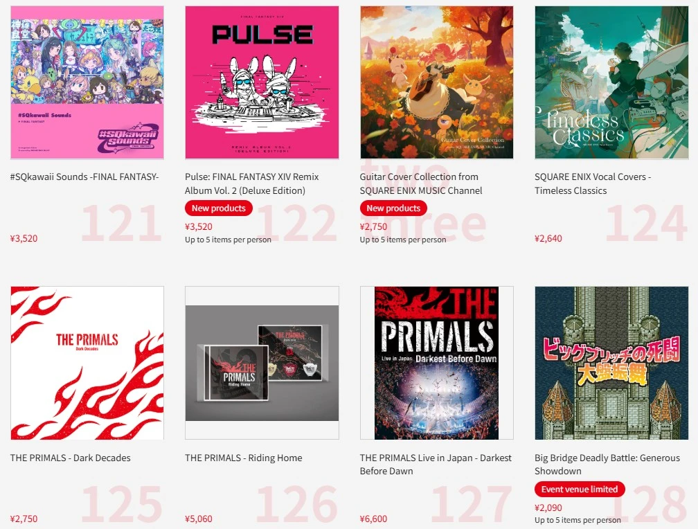 Tokyo Game Show 2025 Square Enix merch 22