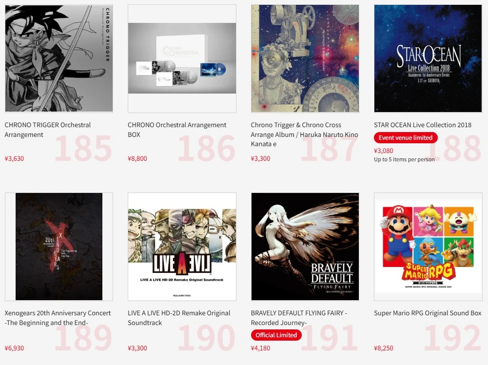 Tokyo Game Show 2025 Square Enix merch 30