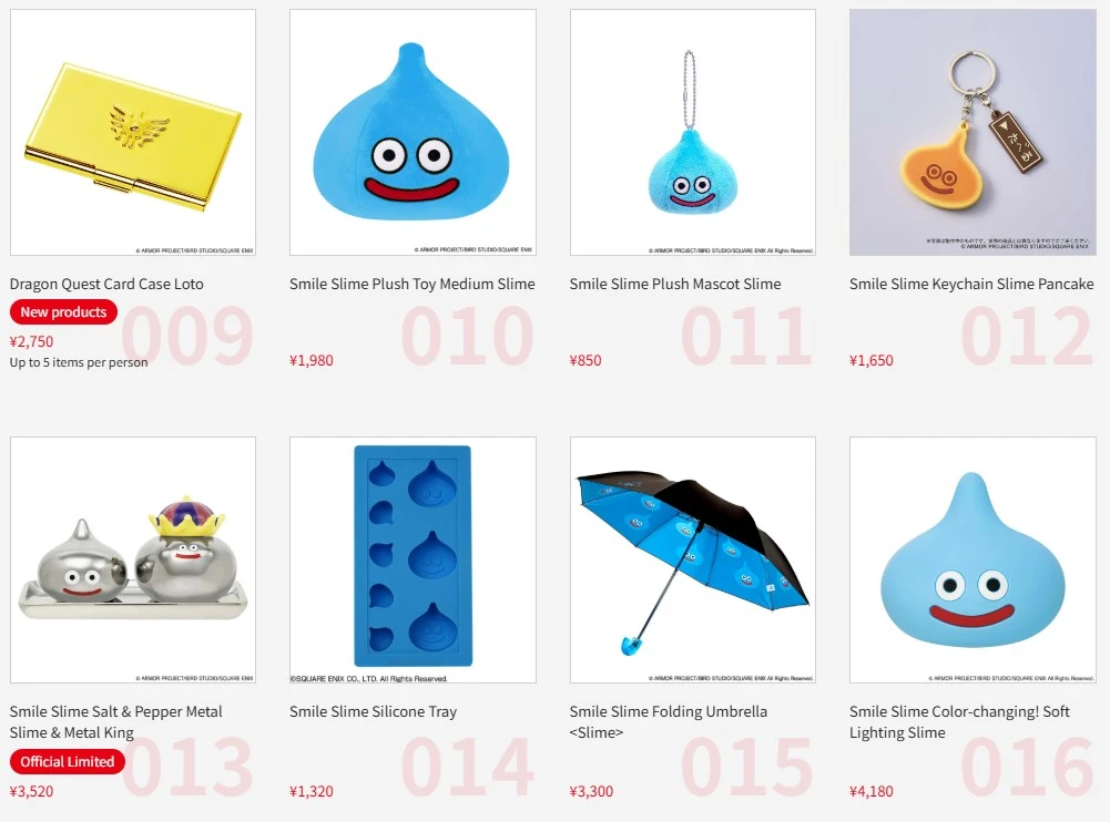 Tokyo Game Show 2025 Square Enix merch 8