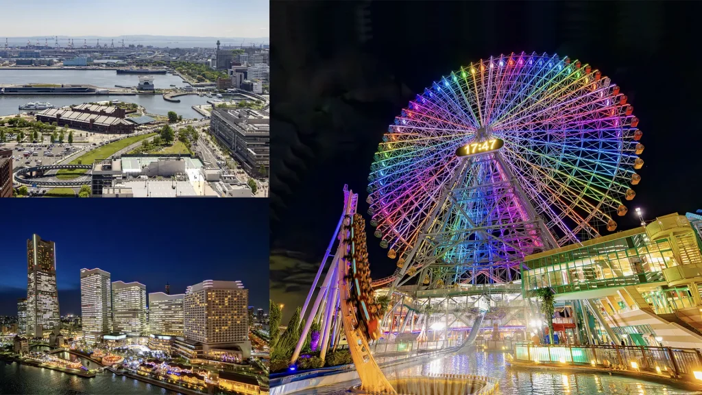Yokohama Cosmo World Cosmo Clock 21 Ferris Wheel