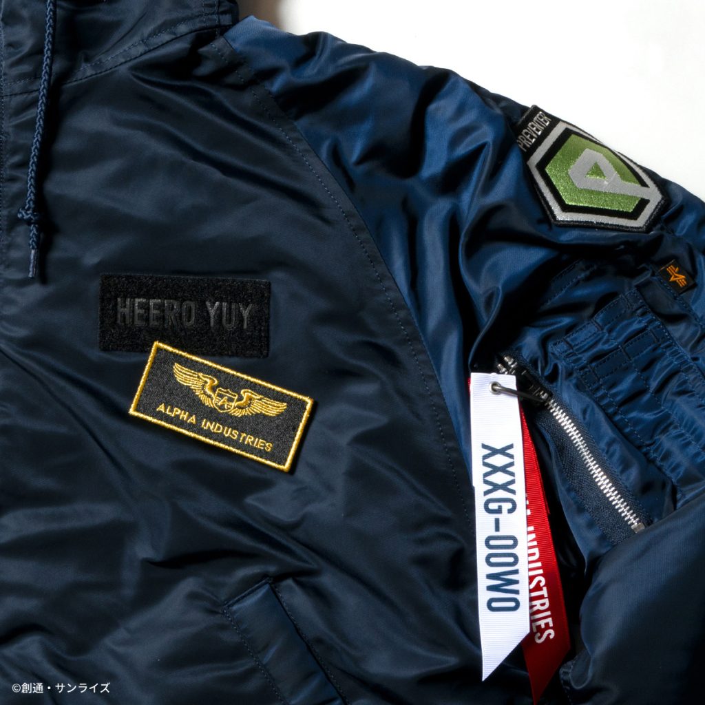 alpha flight jacket strict g gundam wing 9