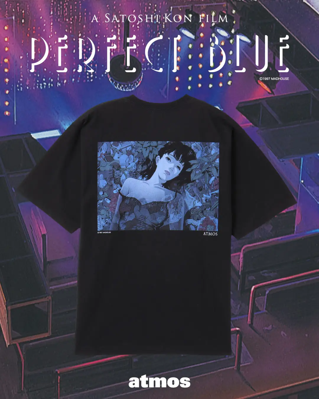 Aftrdrk .co PERFECT BLUE VHS PROMOＴシャツXL Aftrdrk .co PERFECT BLUE VHS PROMOTシャツXL