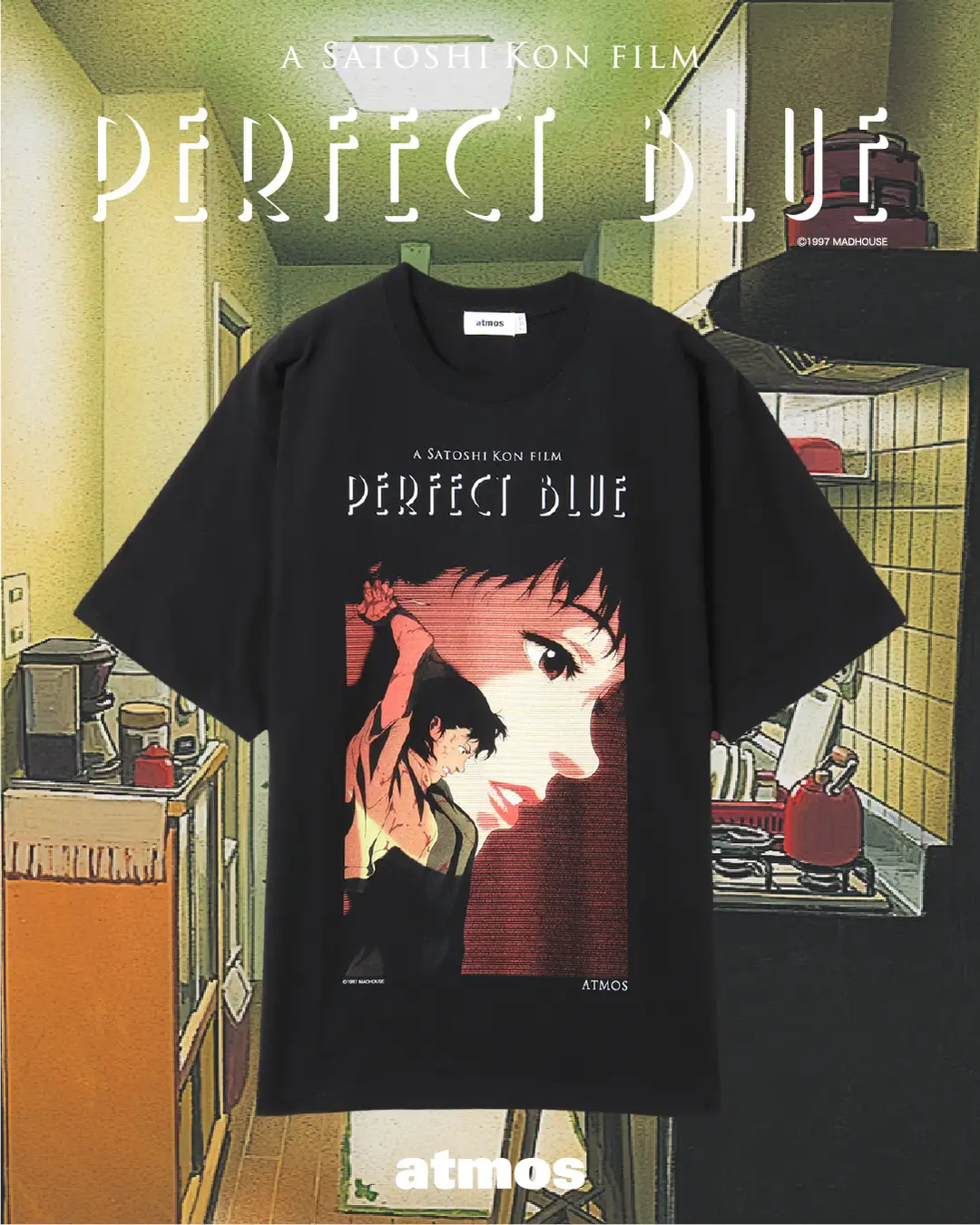 The sold-out Perfect Blue x atmos T-shirt collection is