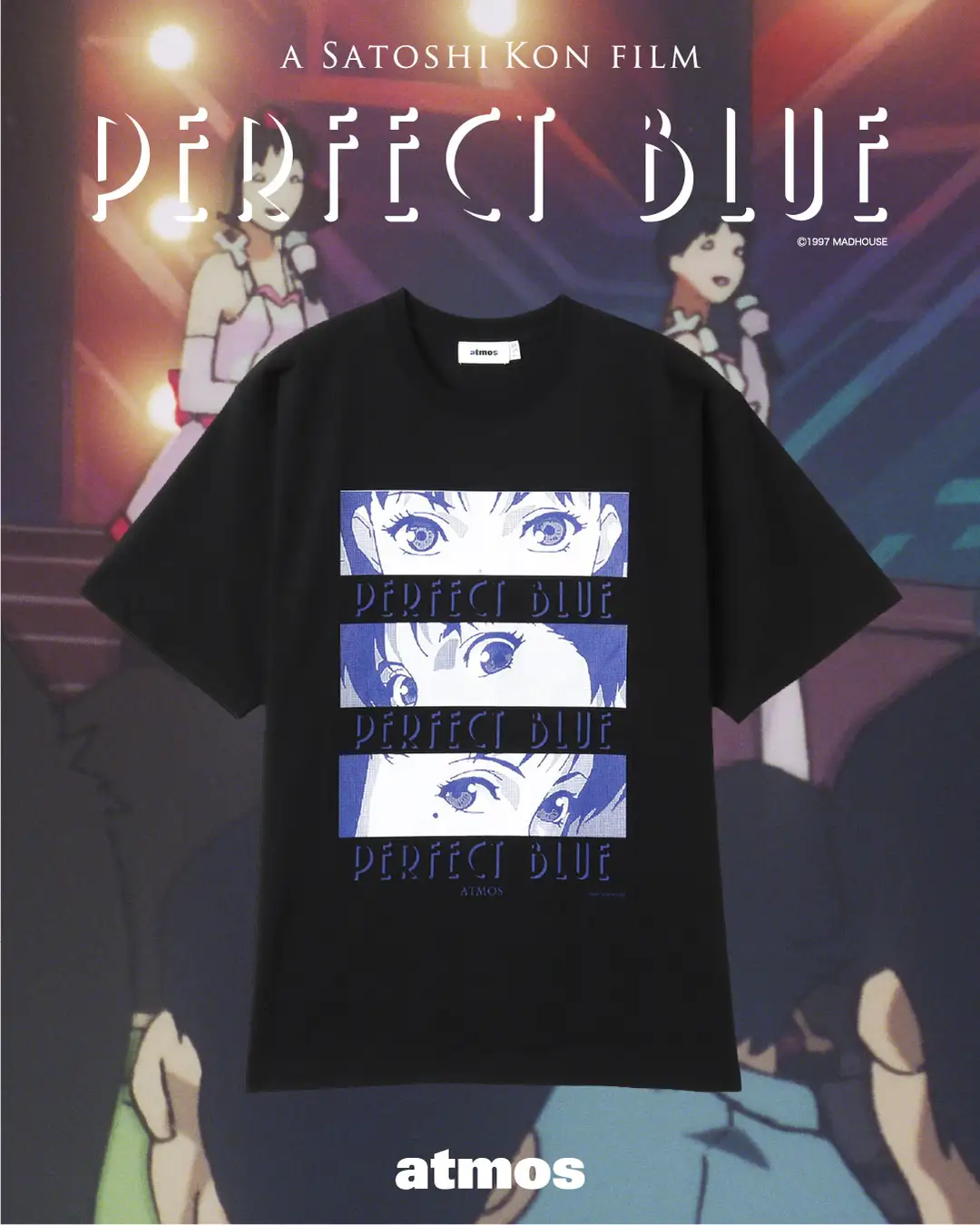 The sold-out Perfect Blue x atmos T-shirt collection is