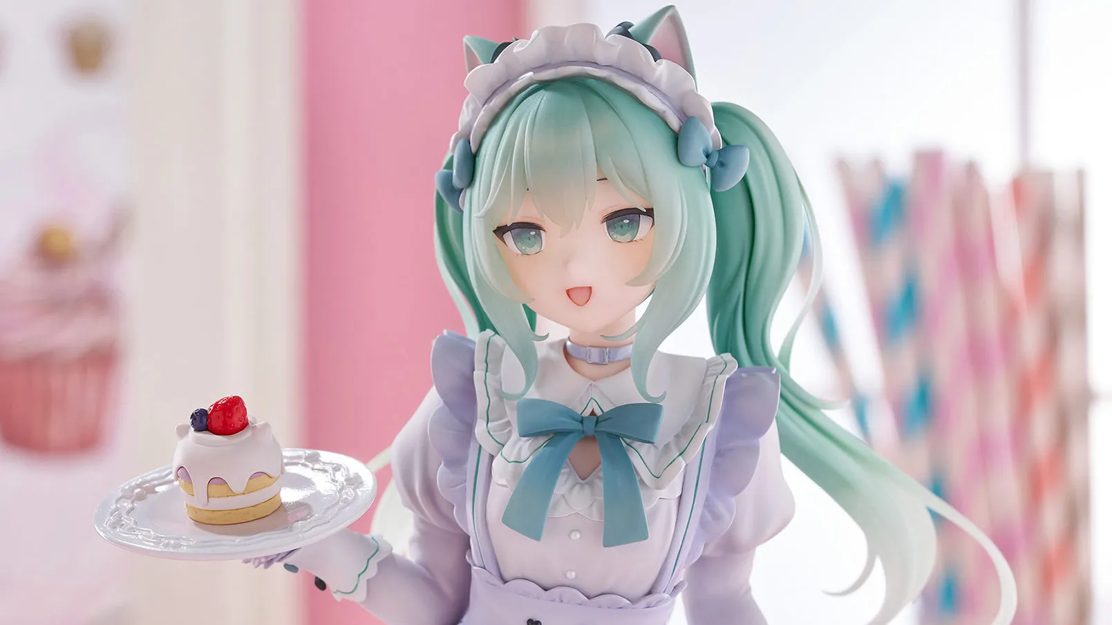 furyu fnex hatsune miku catgirl maid statue 4