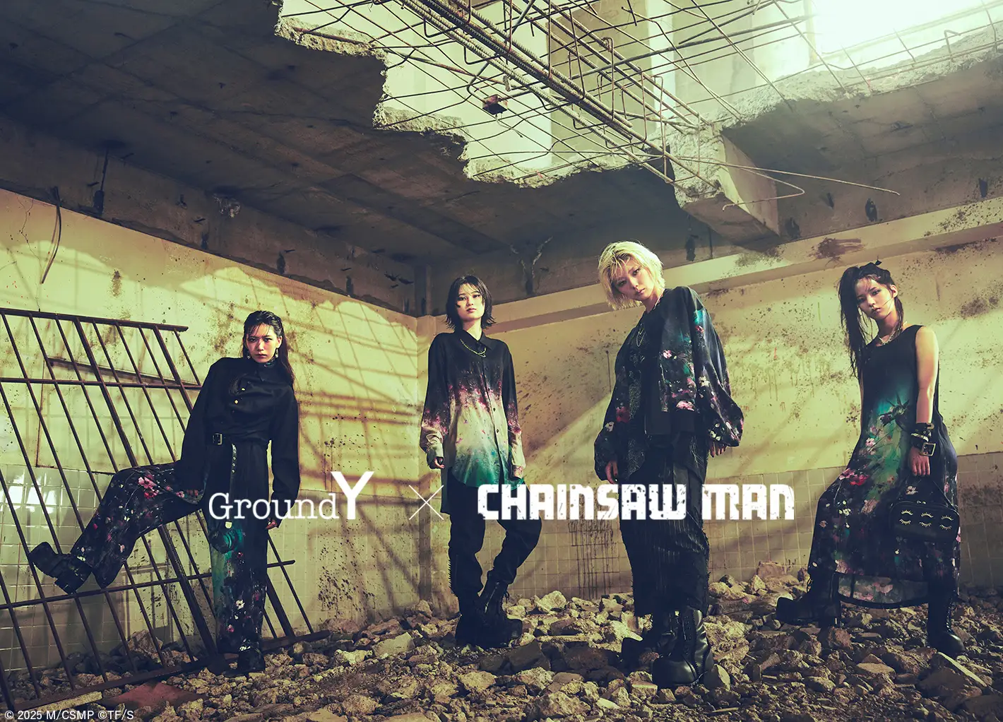 Yohji Yamamoto's Ground Y launches a new Chainsaw Man: Reze
