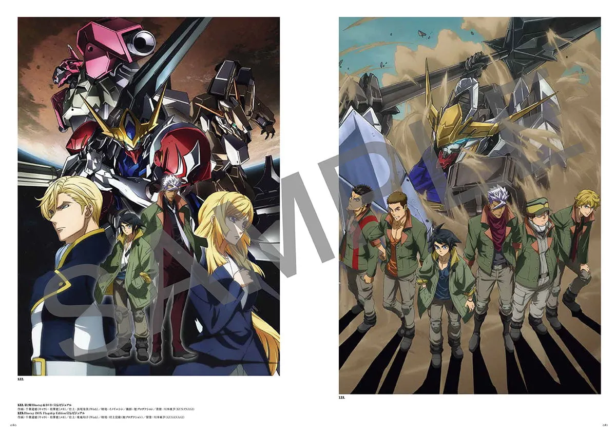 gundam iron blood orphans 10th anniversary art book 7