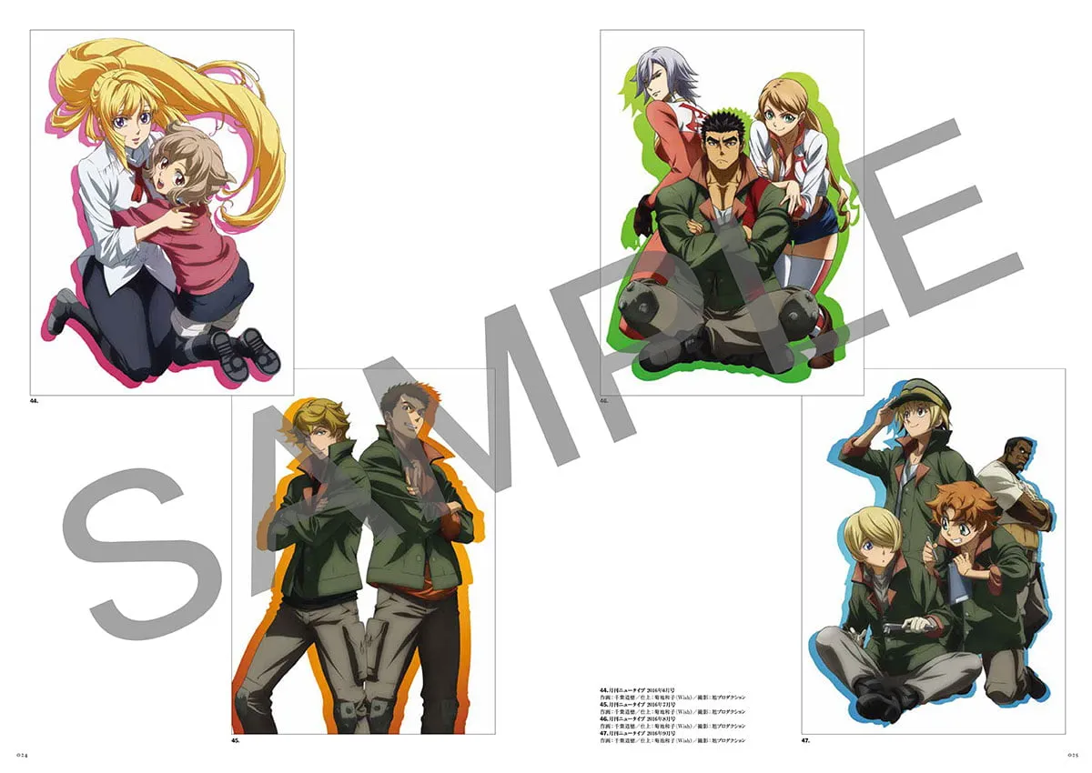 gundam iron blood orphans 10th anniversary art book 8